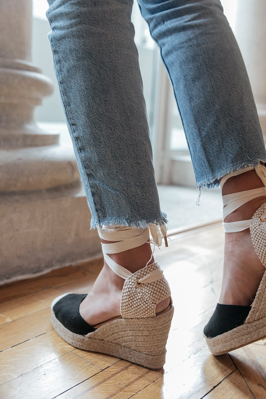 Jimena Black High Laces