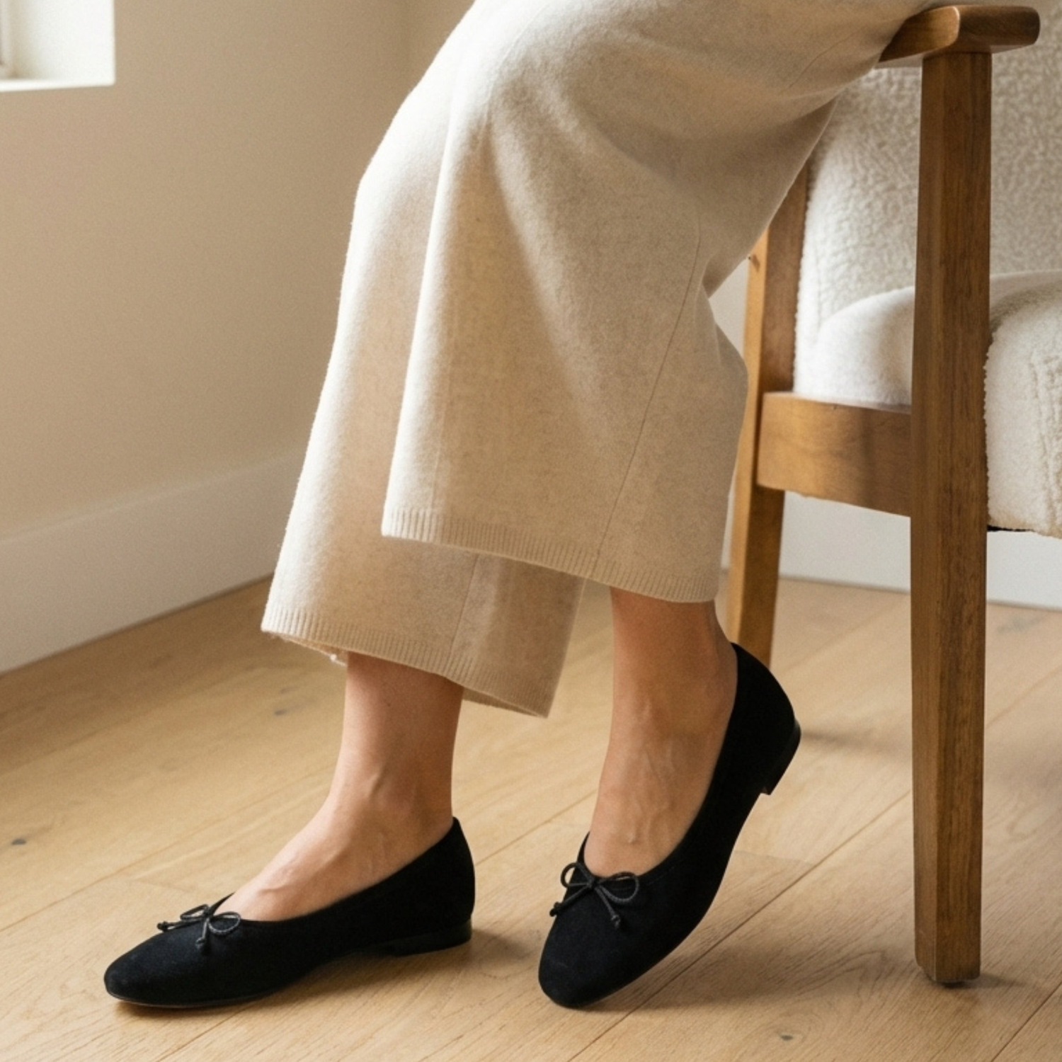 Amelie Black Suede