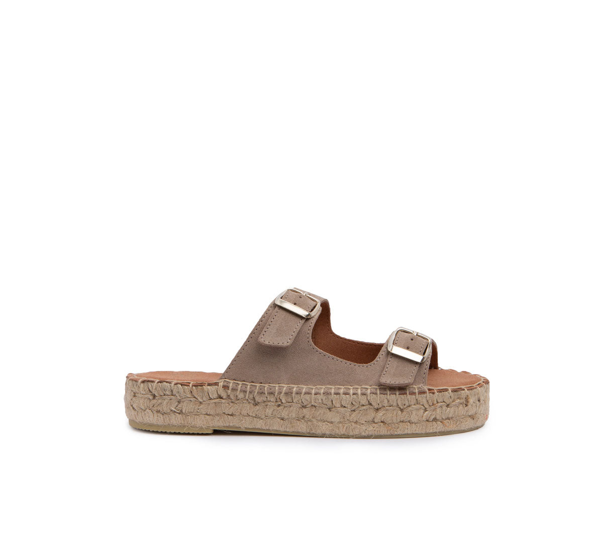 Ergonomic Taupe Espadrille