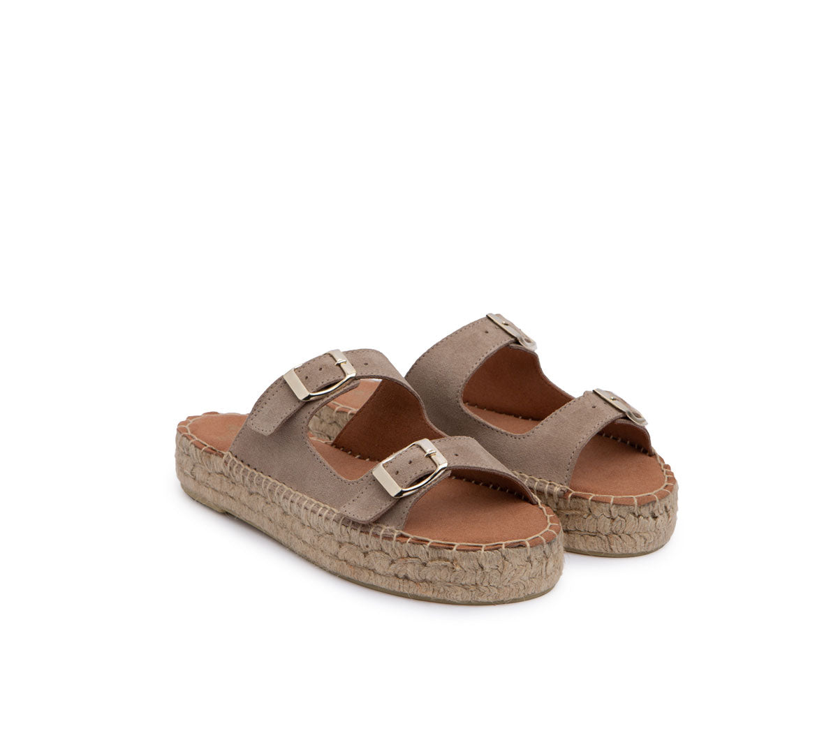 Ergonomic Taupe Espadrille