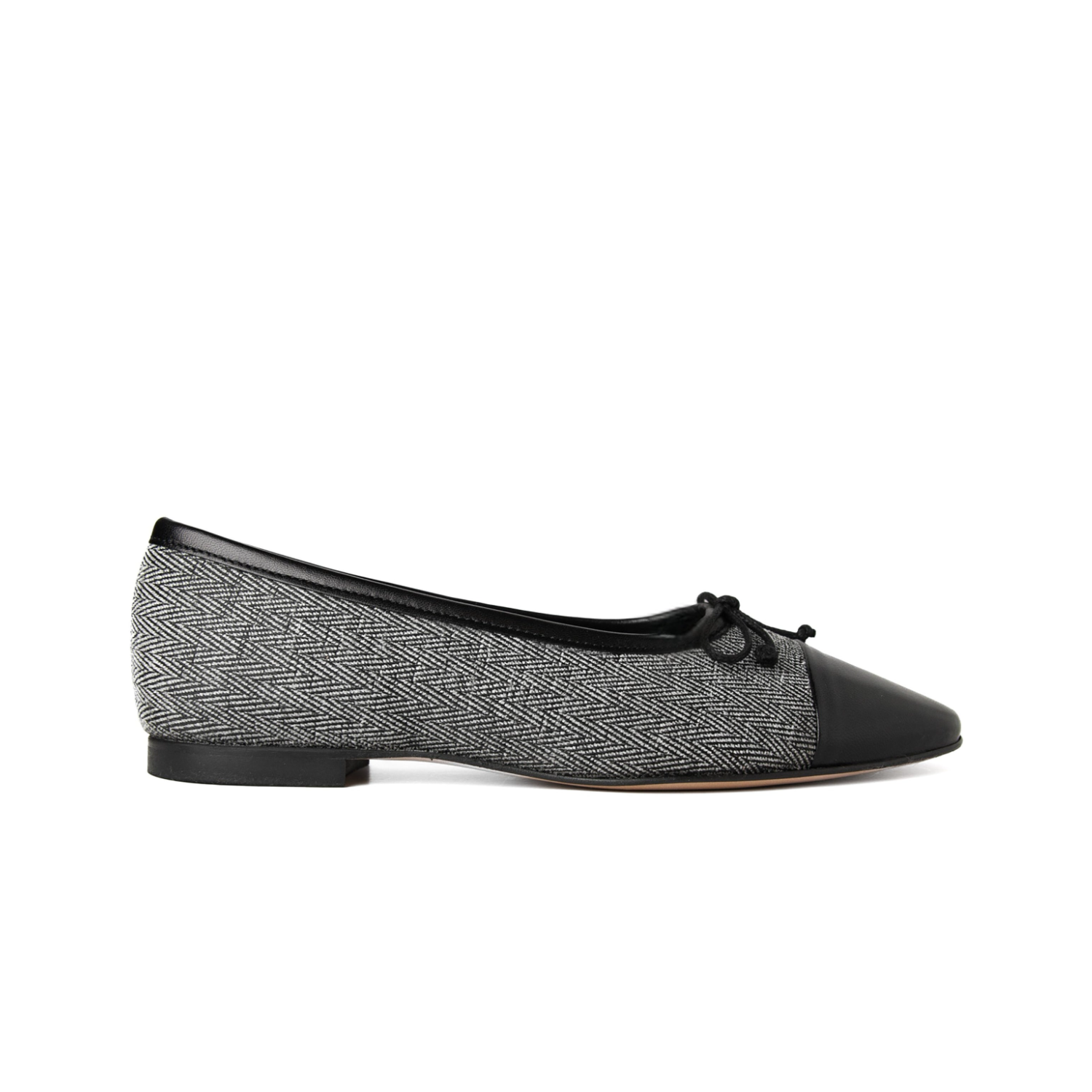 Amelie Cap-Toe Ballet Flat - Tweed