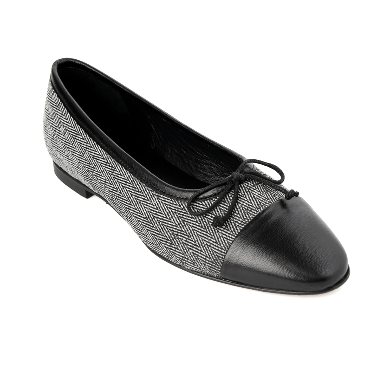 Amelie Cap-Toe Ballet Flat - Tweed