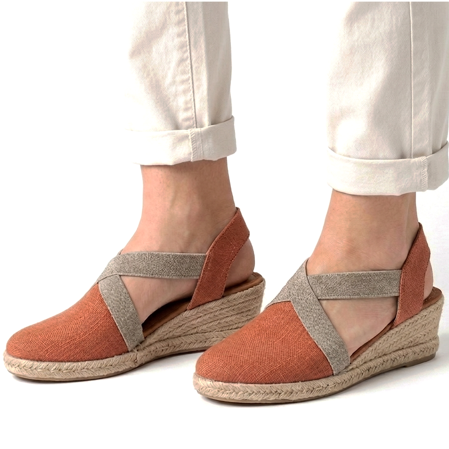 Barbate Low Espadrille - Terracotta