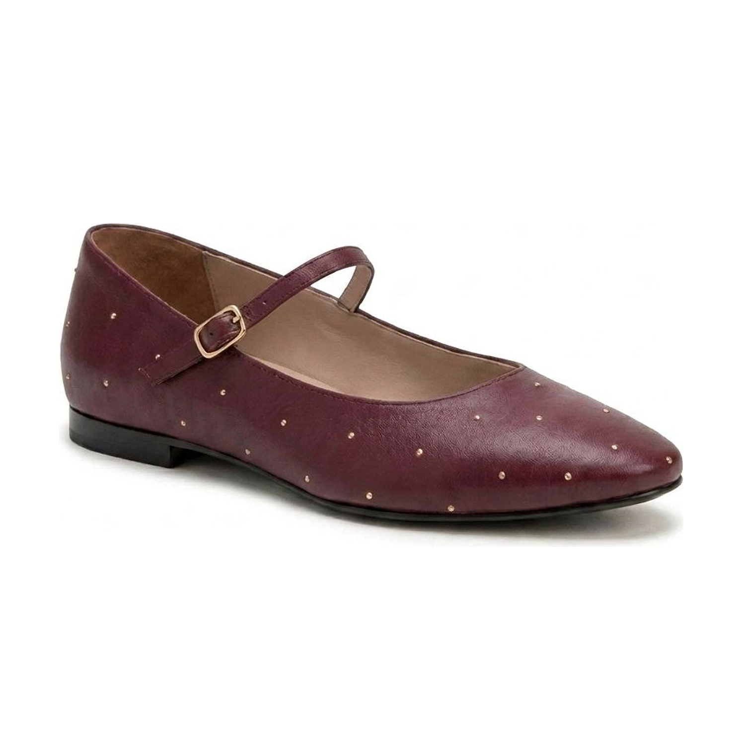 Clara Mary Jane - Burgundy