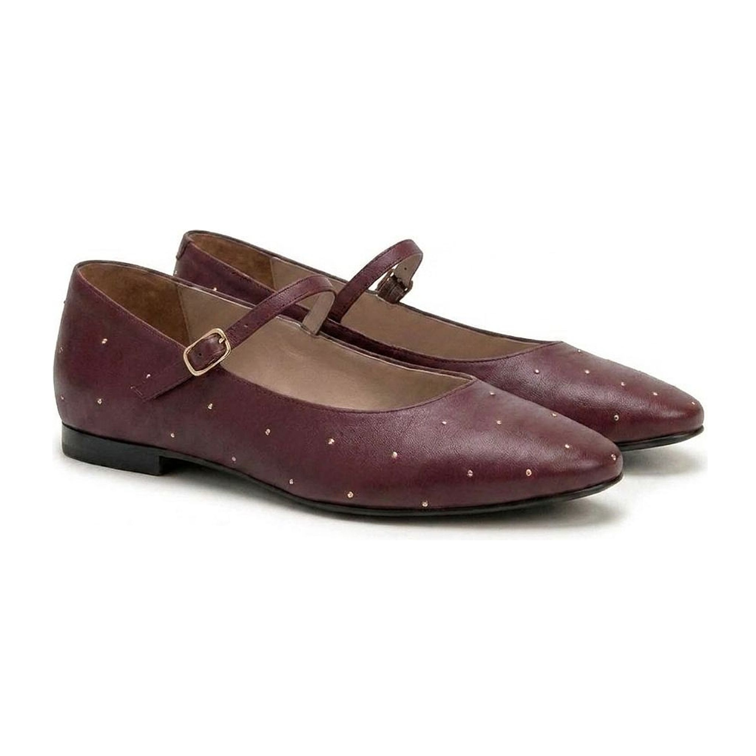 Clara Mary Jane - Burgundy