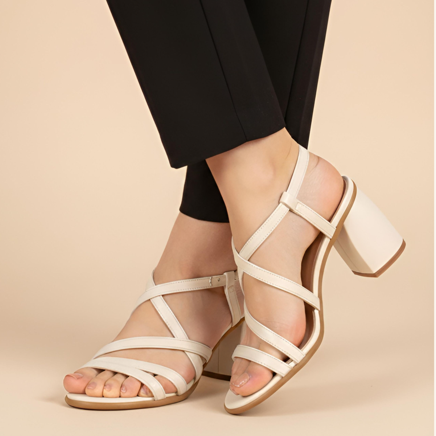 Cloe Heel - Ivory