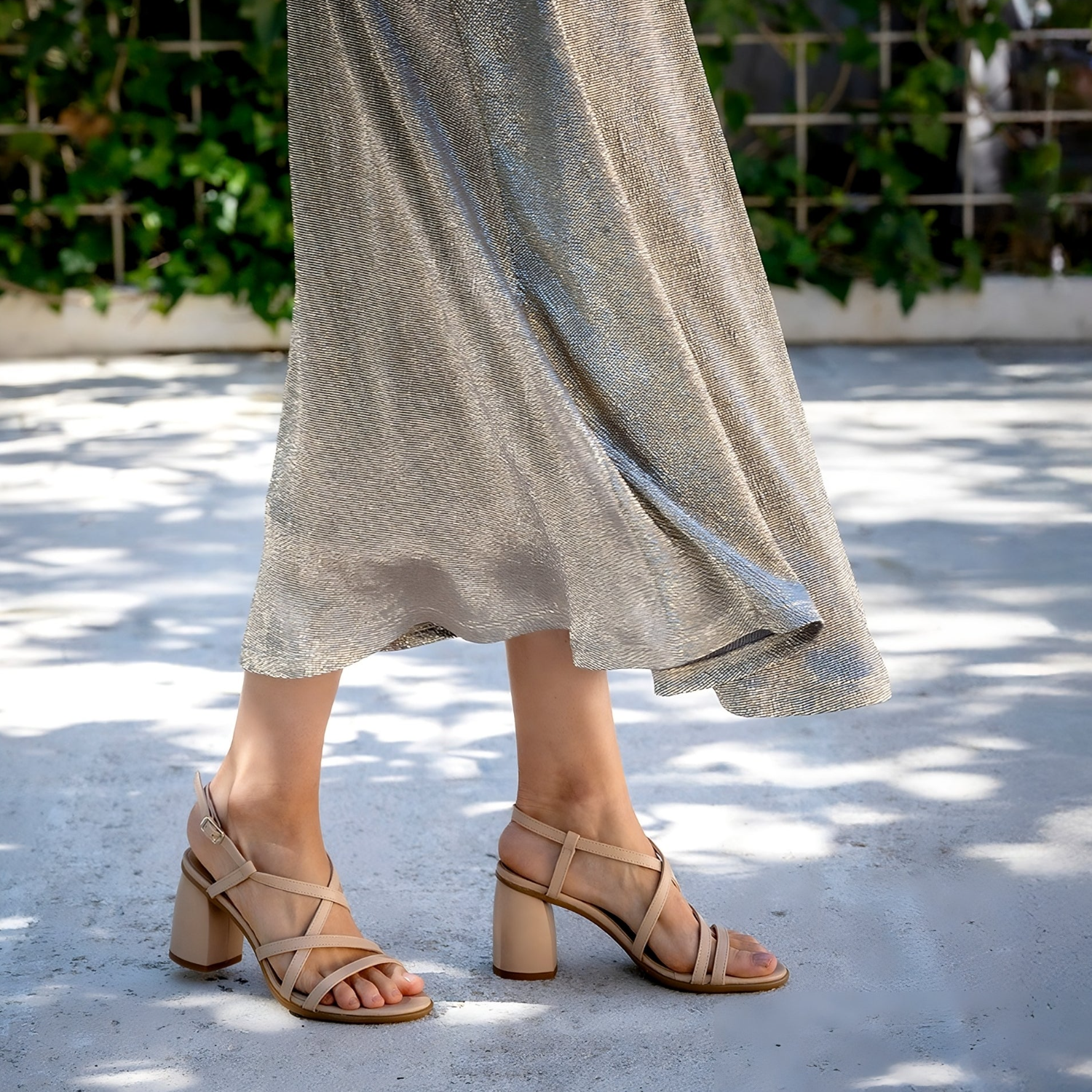 Cloe Heel - Nude