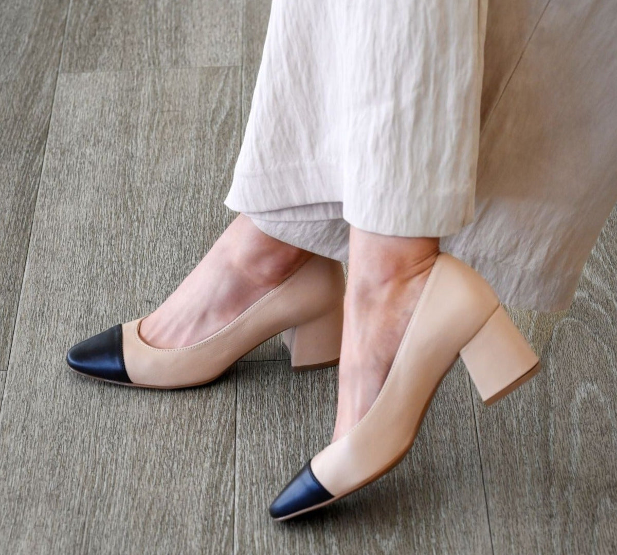 Elara Nude with Black Tip