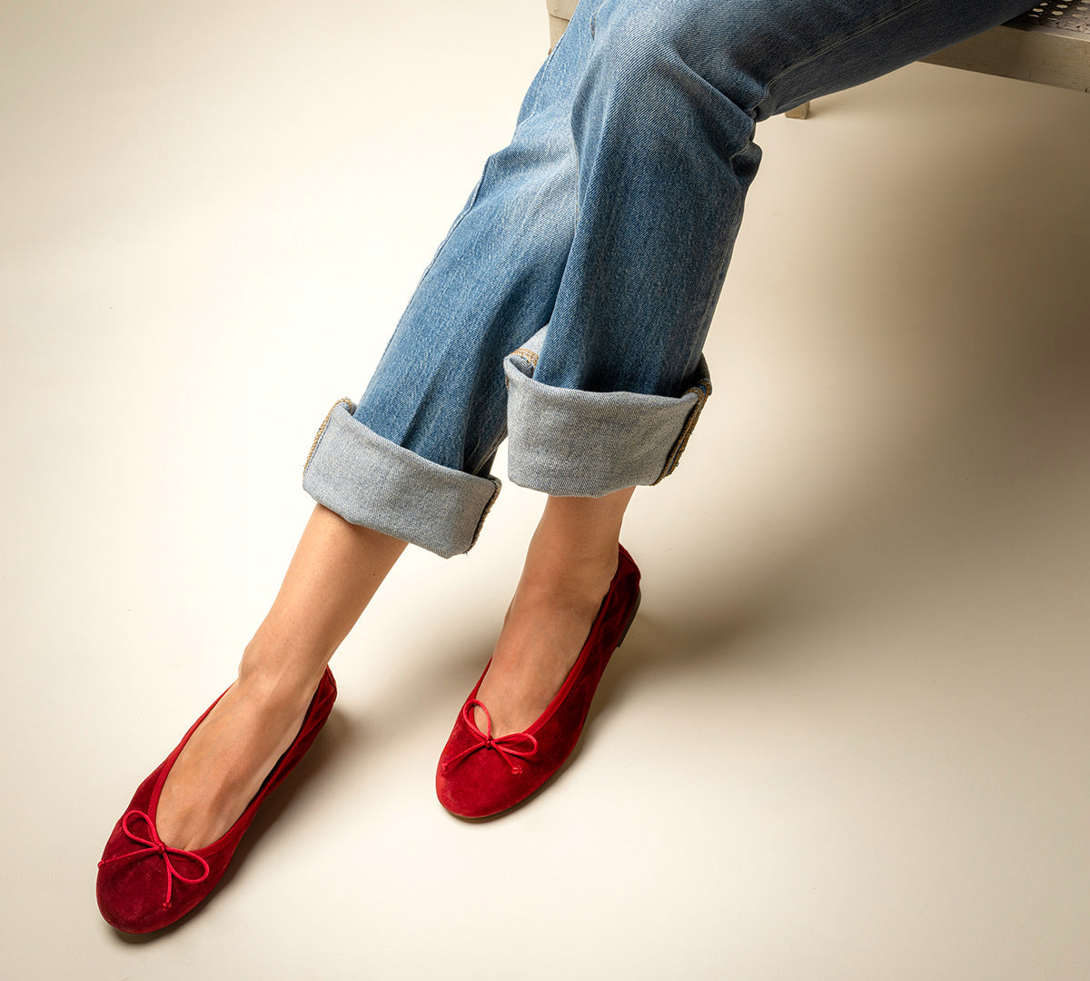 Sofia Elastic Claret Red