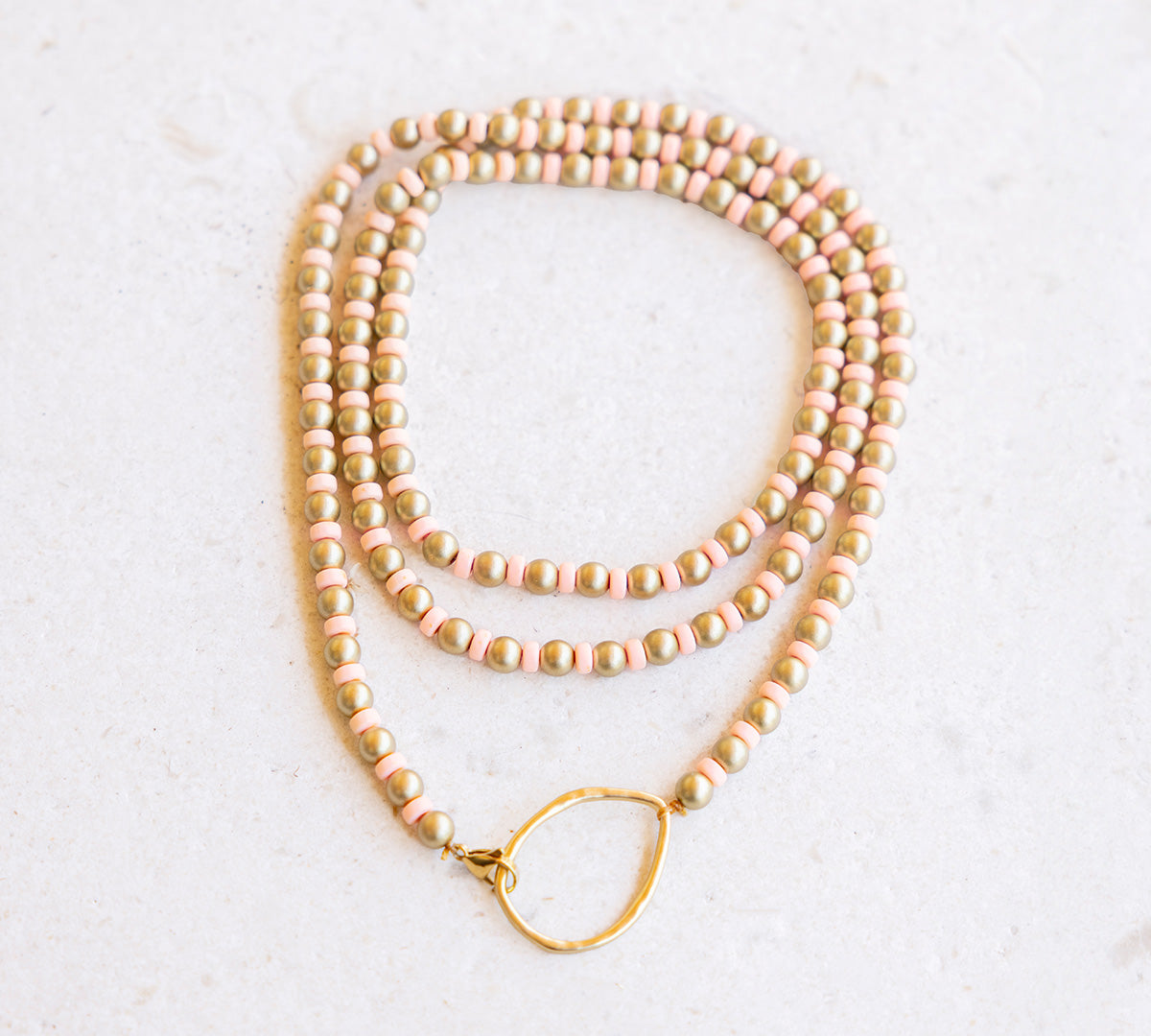 Gatsby Nude Long Necklace