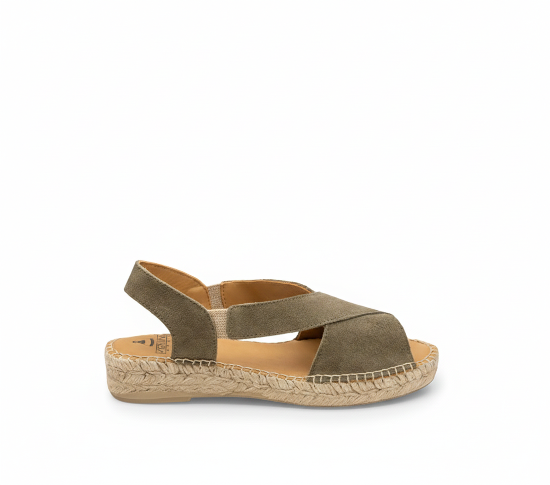 Hamptons Espadrille Military Green