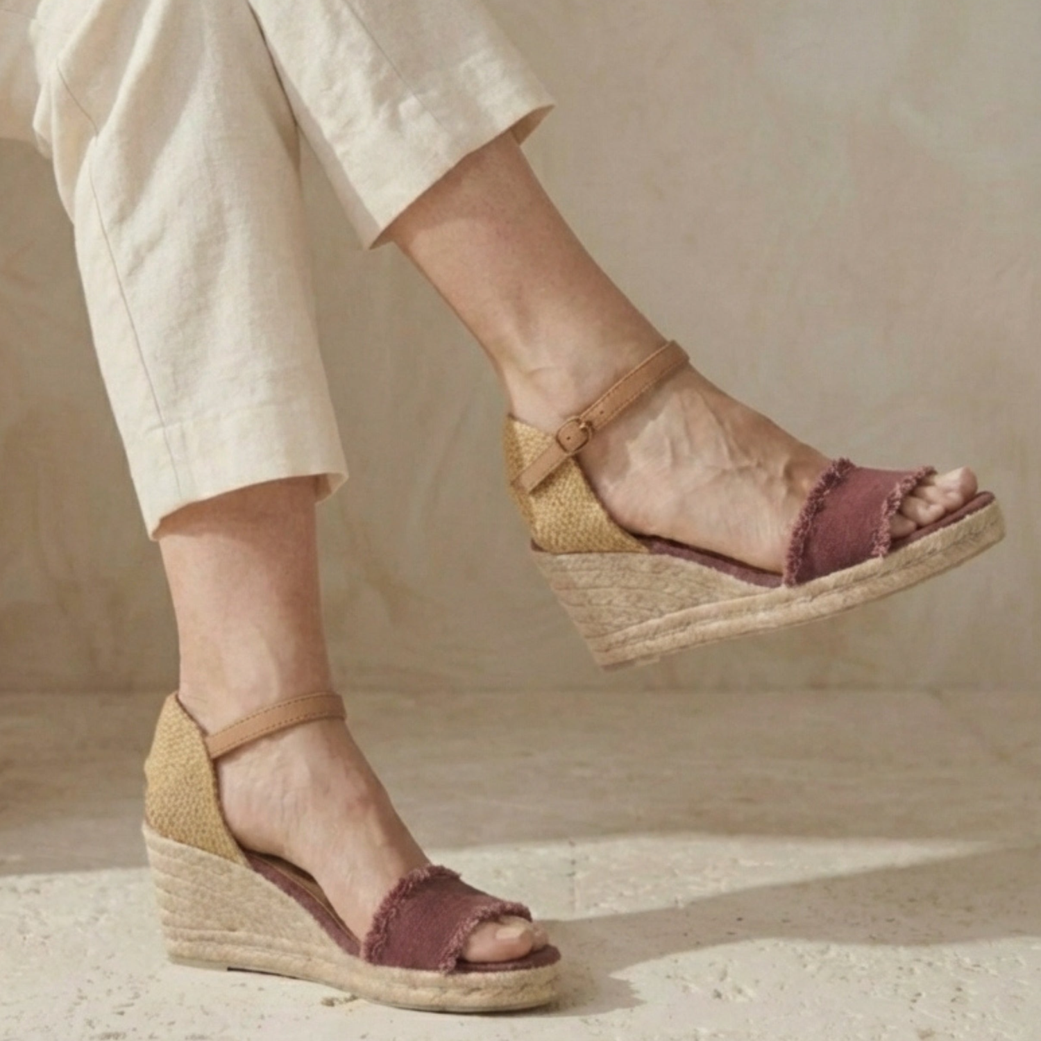 Inesa Wedge - Salmon