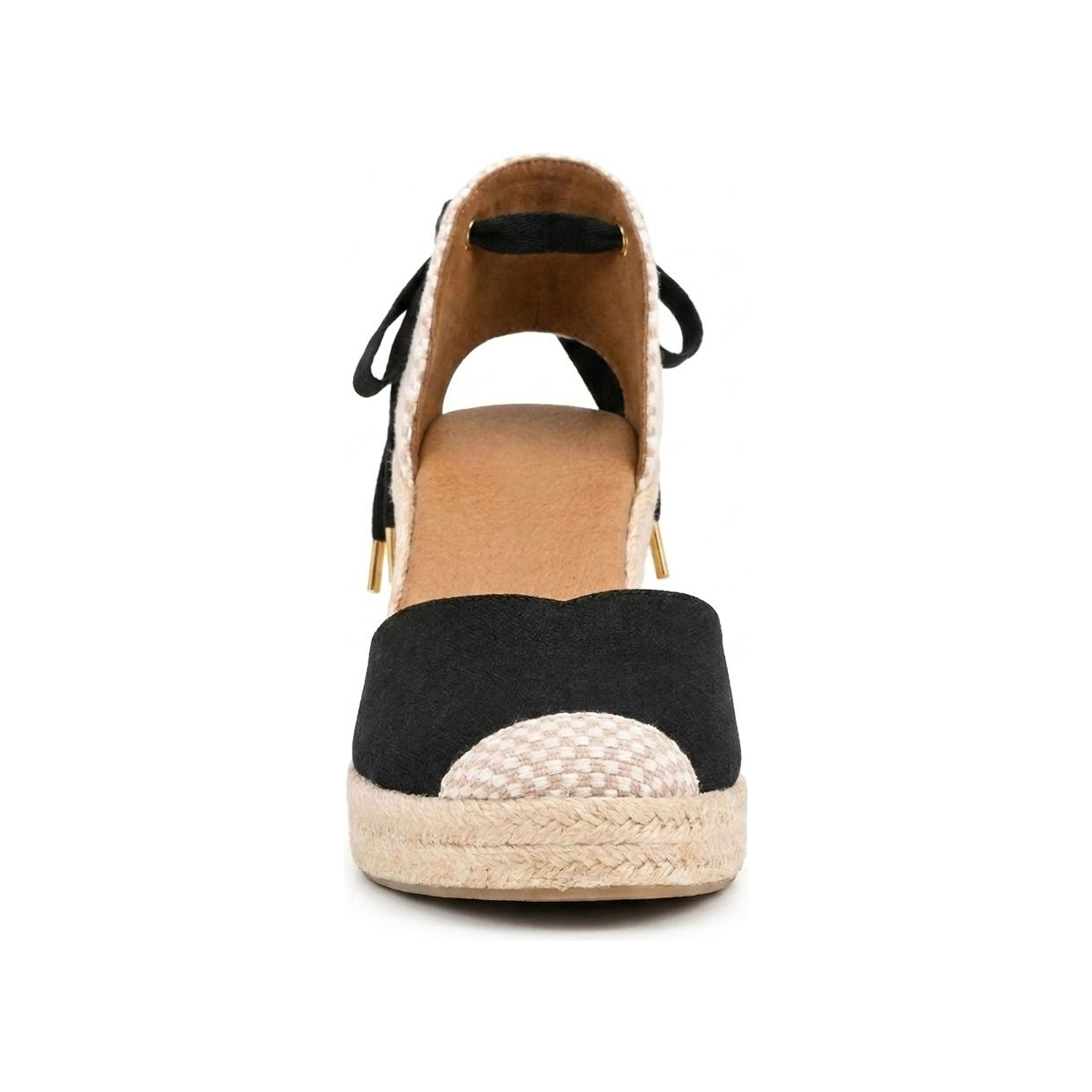 Jimena High Laces Wedges - Black