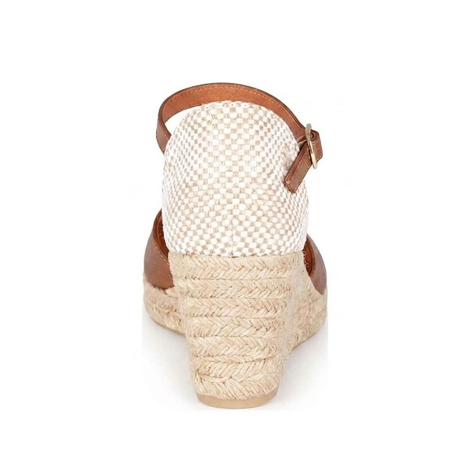 Jimena Mid Strap Wedges - Bronze