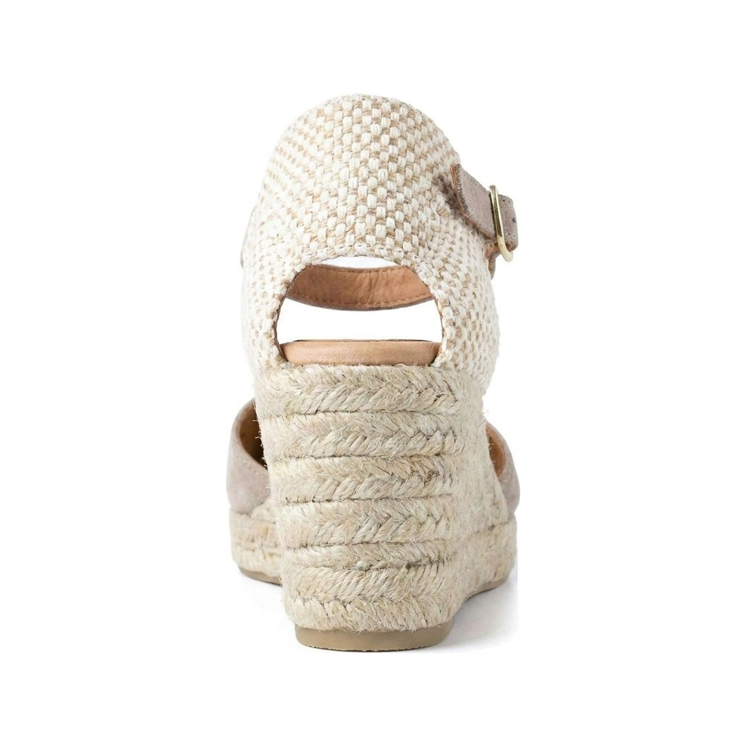 Jimena Medium Strap Wedges - Taupe