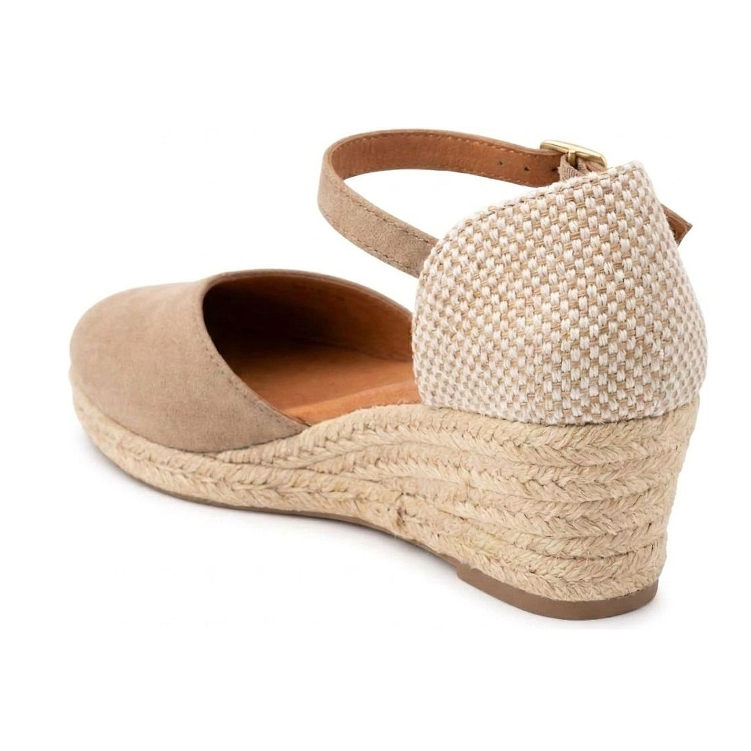 Jimena Small Strap Wedges - Camel
