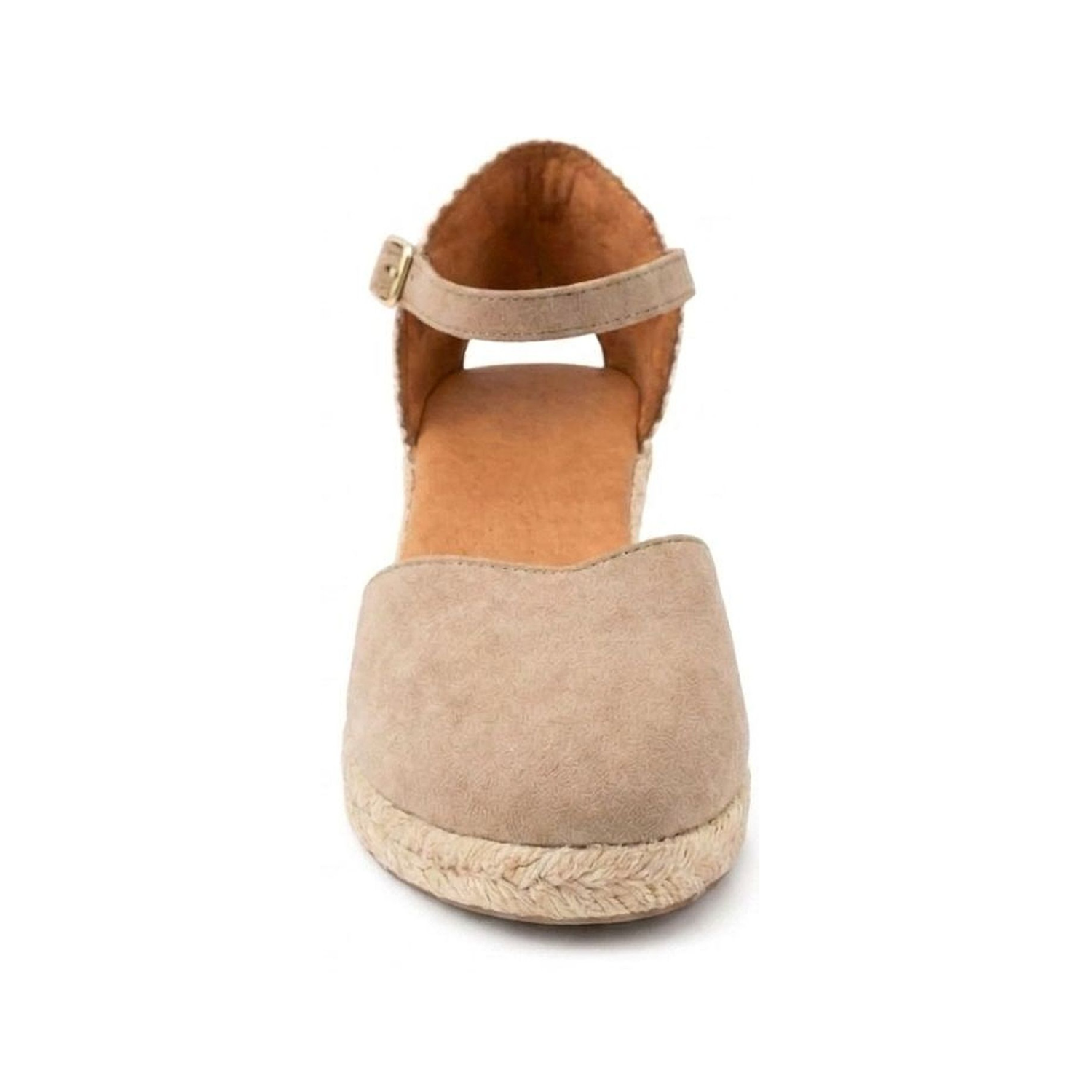 Jimena Small Strap Wedges - Camel