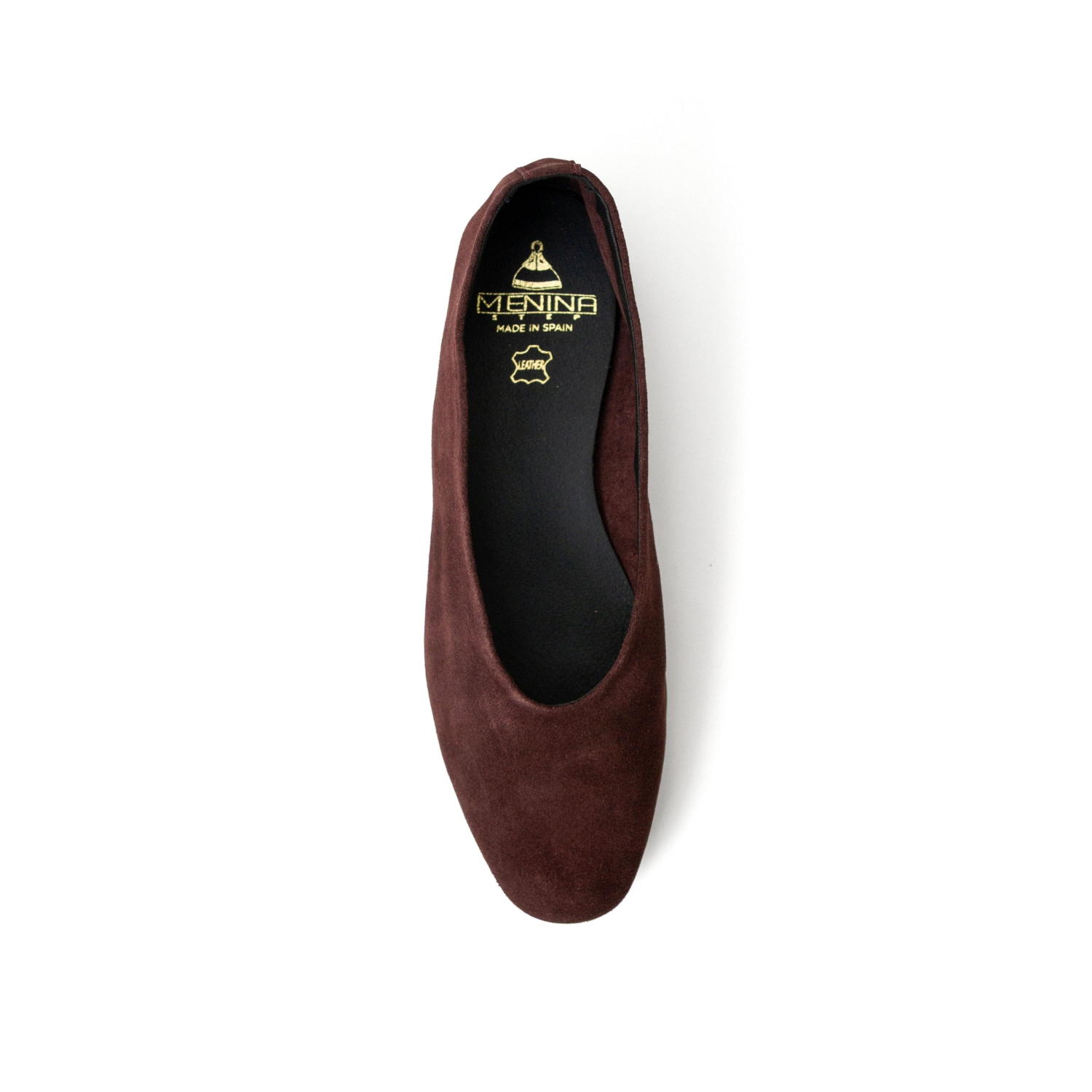 Lucrecia Suede Flat - Burgundy