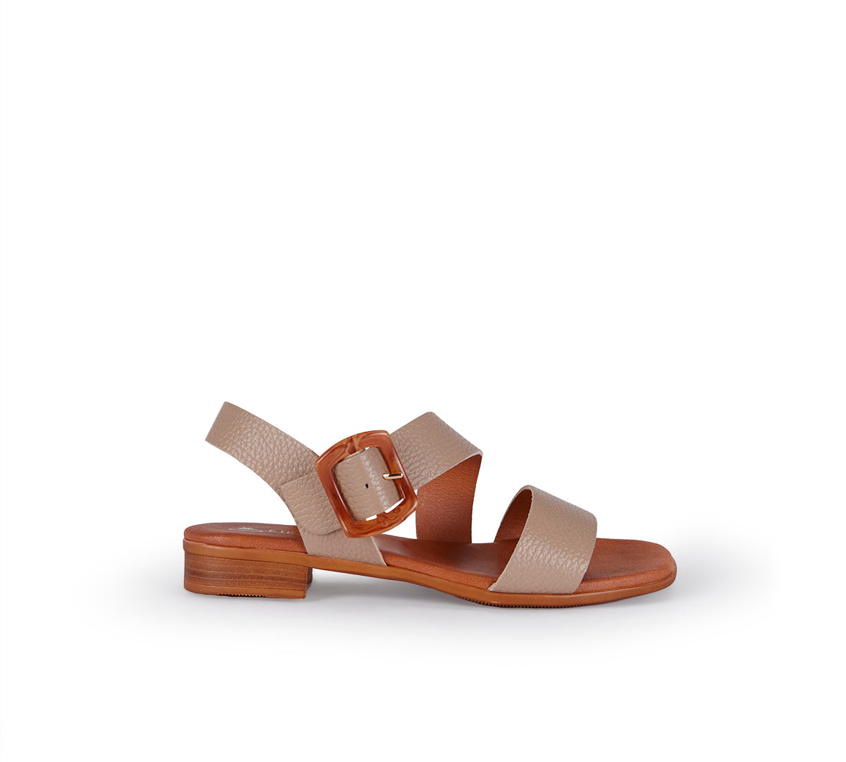 Juliette Side Buckle Taupe