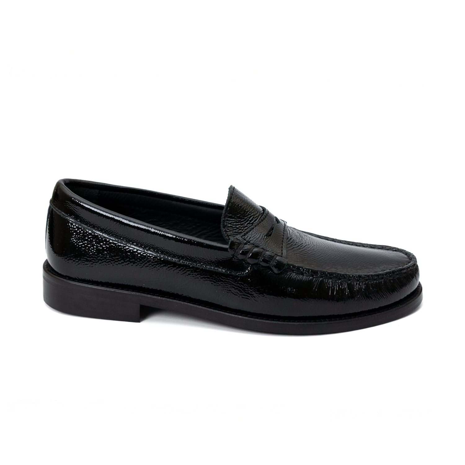 Mila Loafer - Crinkled Patent