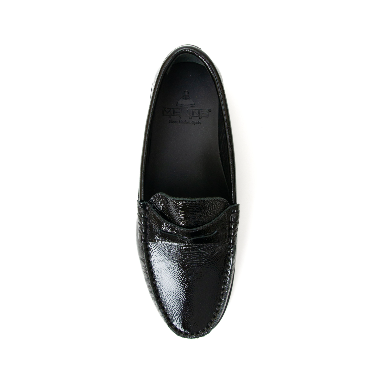 Mila Loafer - Crinkled Patent