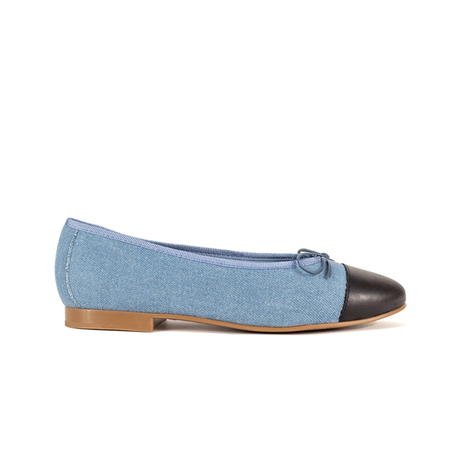 Monique Denim Noir Bow