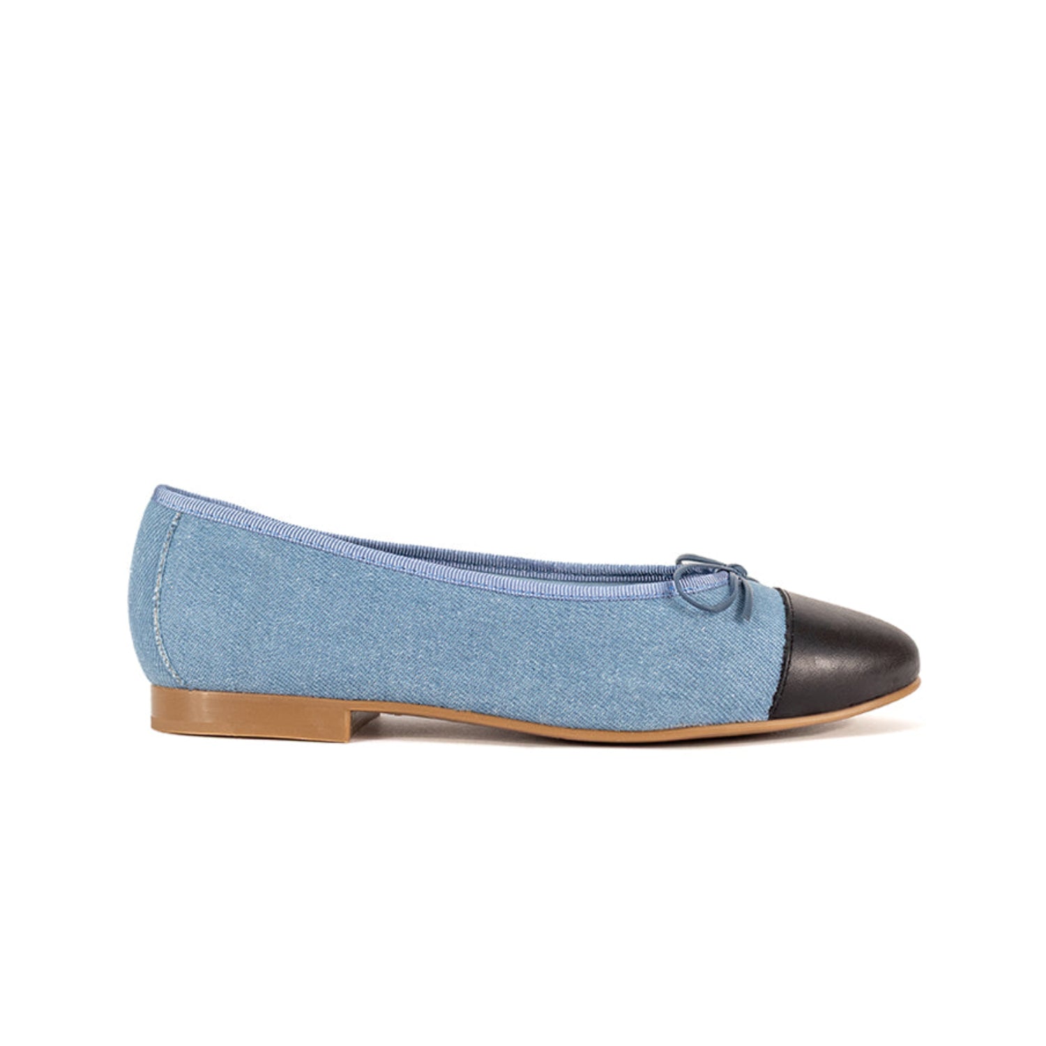 Monique Denim Noir Bow