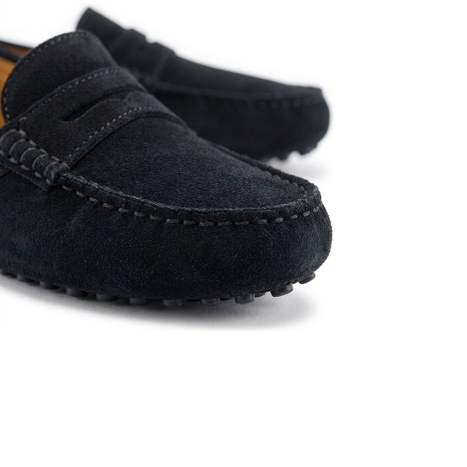 Oporto Suede Loafer - Black Suede