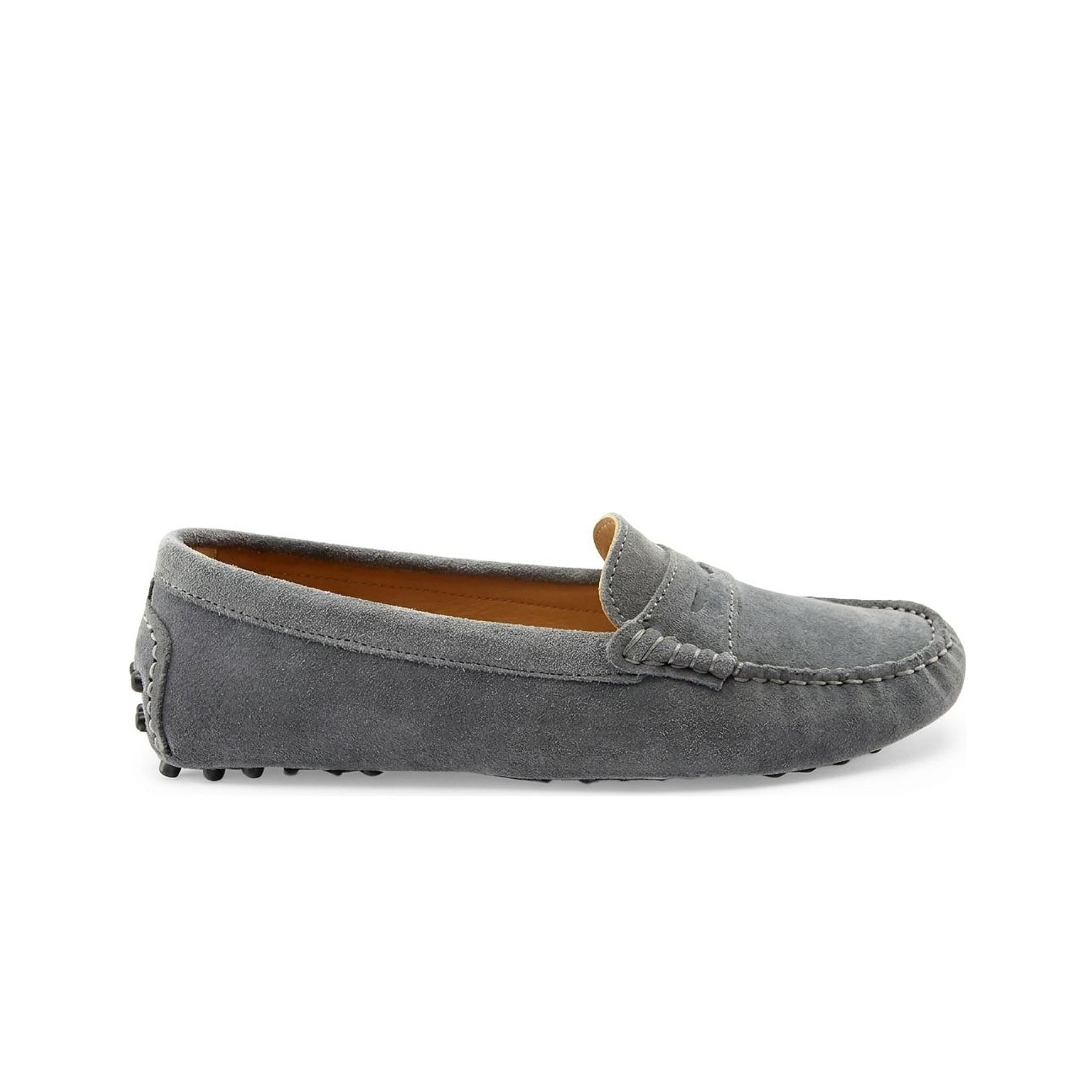 Oporto Suede Loafer - Grey Suede