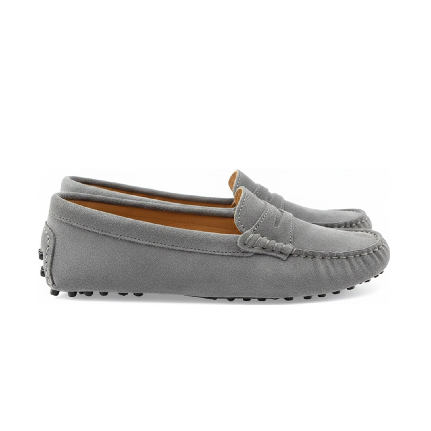 Oporto Suede Loafer - Grey Suede