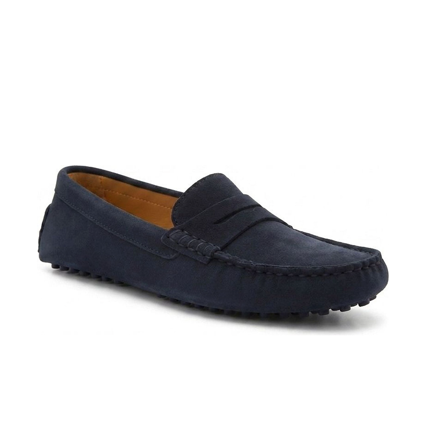 Oporto Suede Loafer - Navy Suede