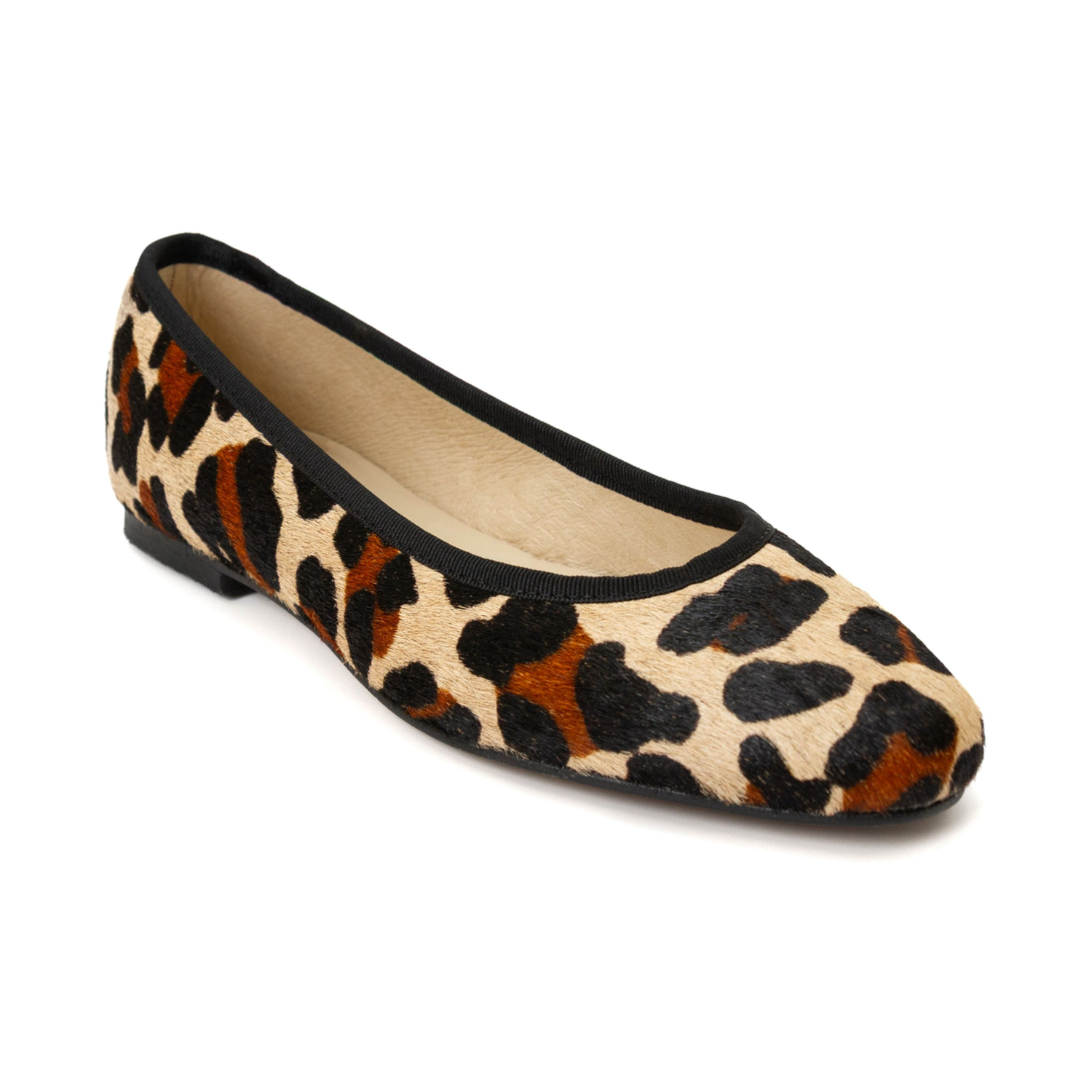 Sandrine Ballet Flat - Cheetah Black