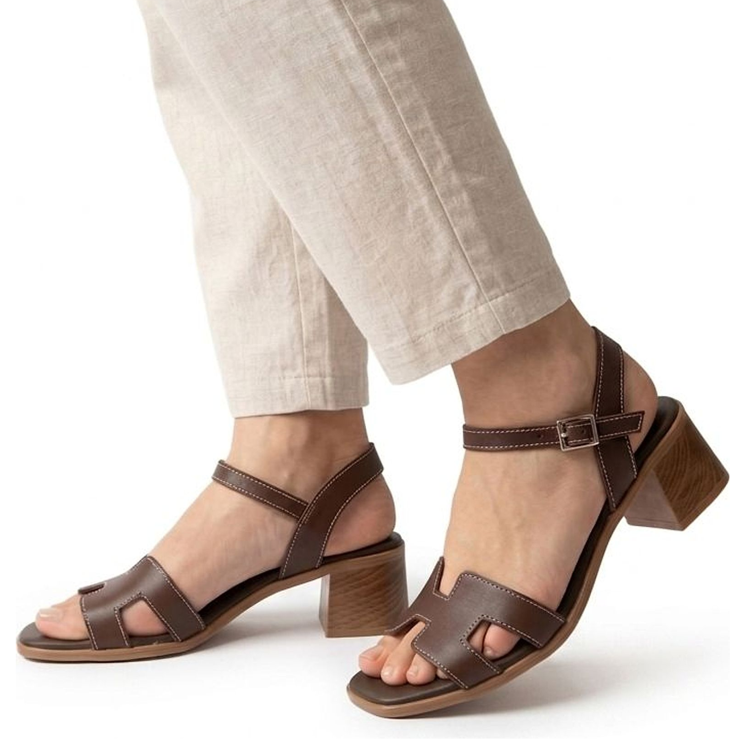 Siena Heel - Chestnut
