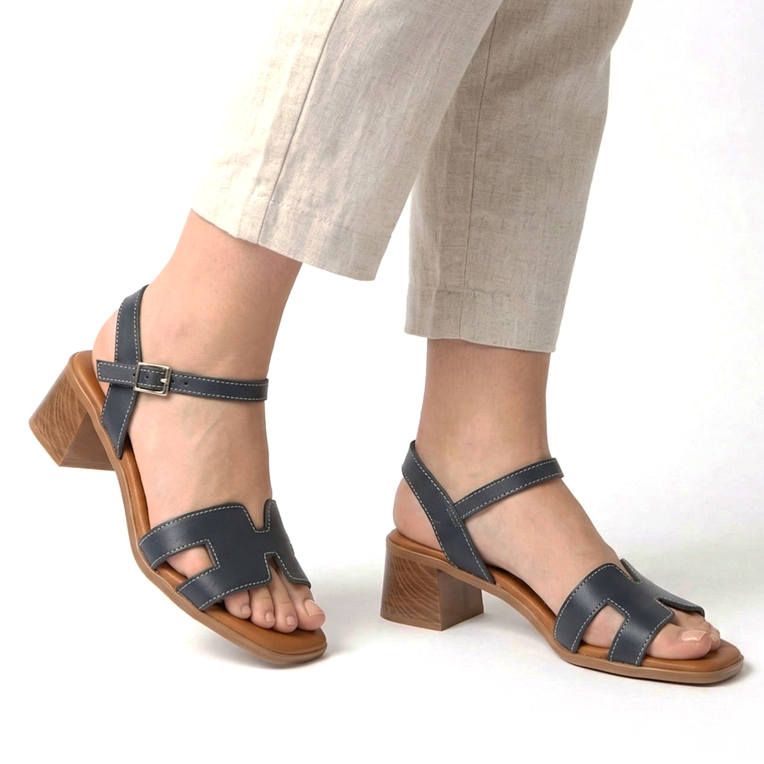 Siena Heel - Navy