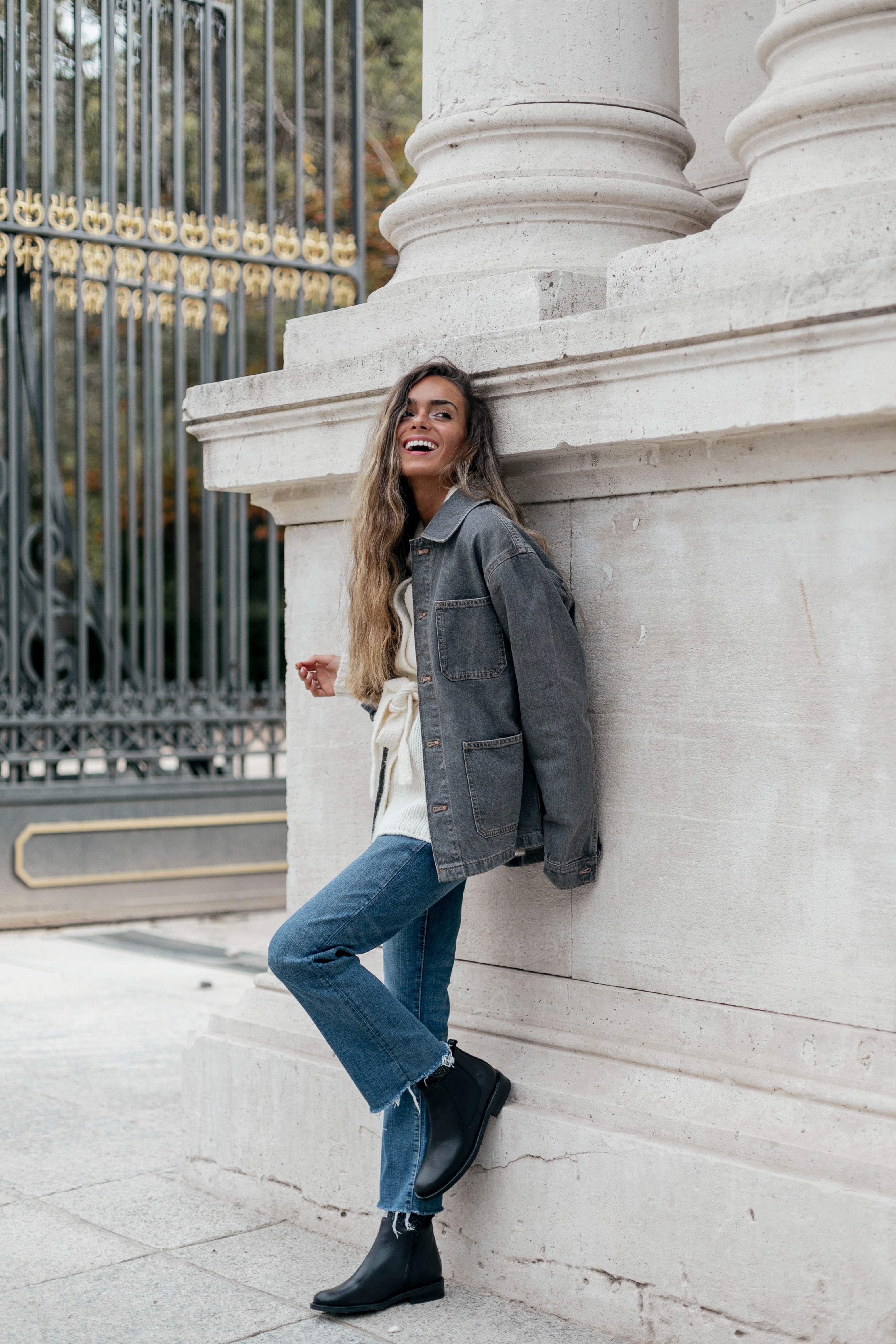 Sierra Black Leather Bootie