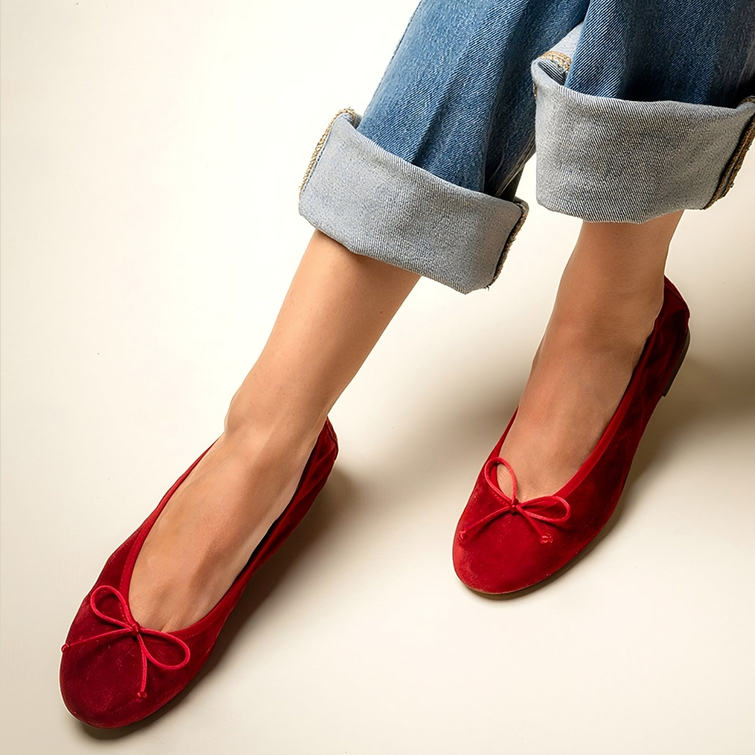 Sofia Ballet Flat - Claret Red