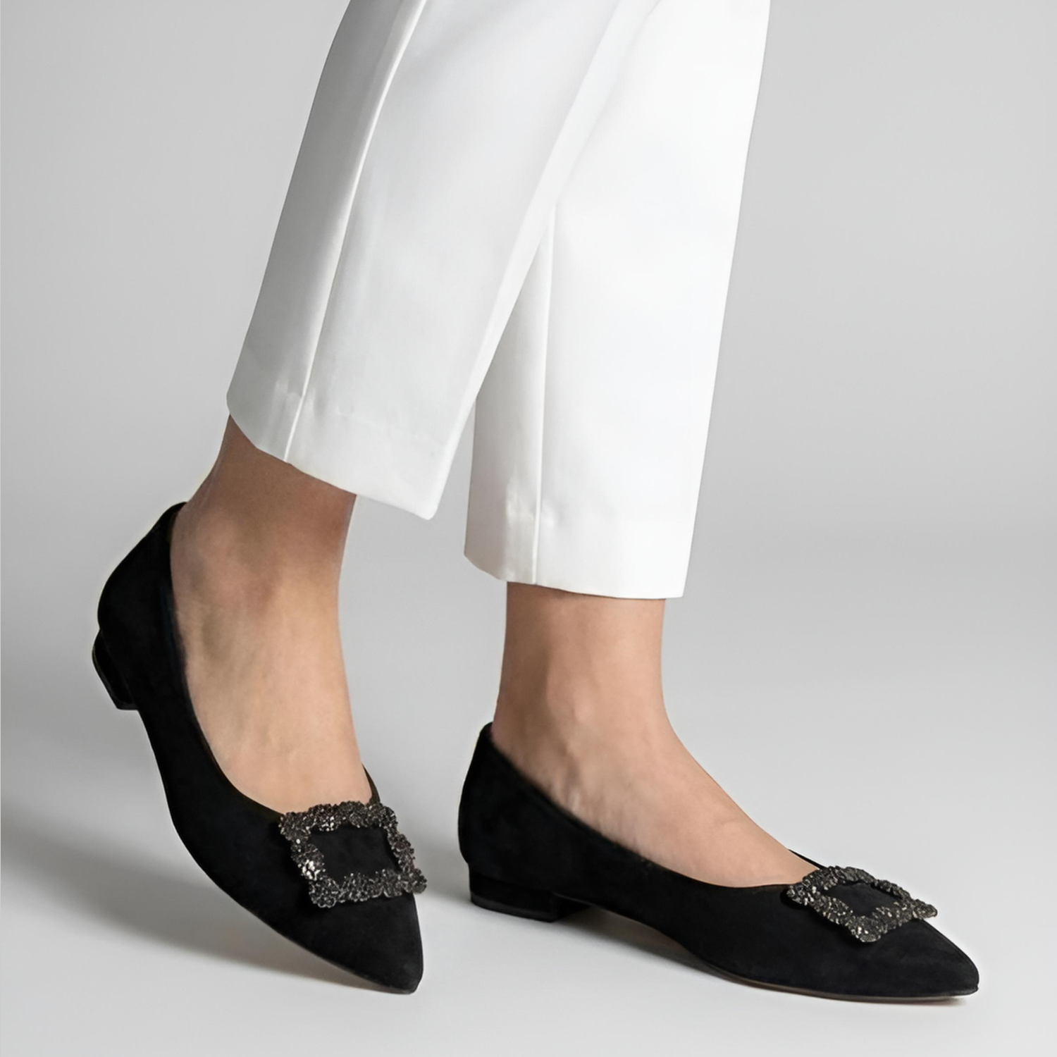 Tiara Noir Flat - Black