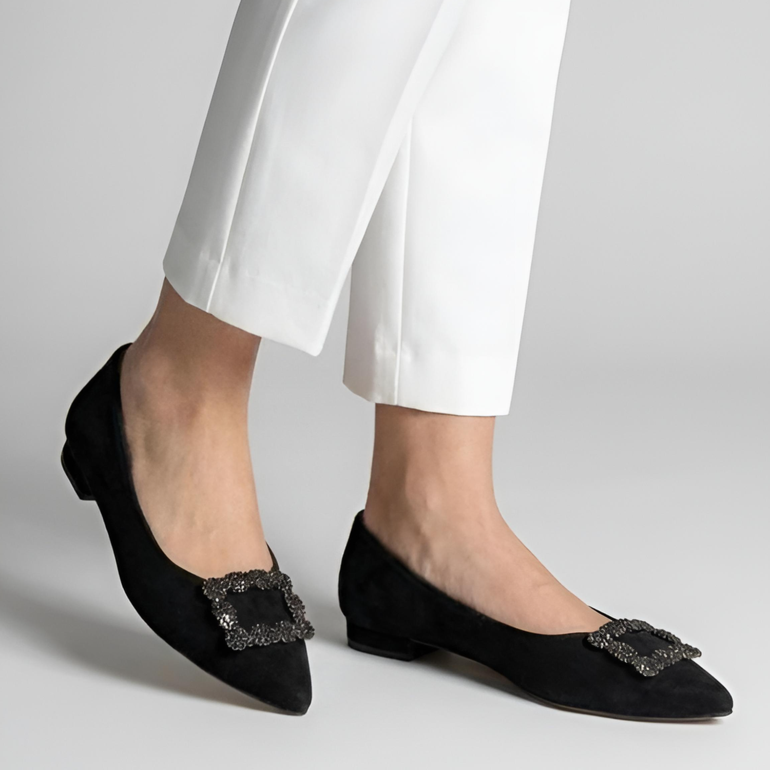 Tiara Noir Flat - Black
