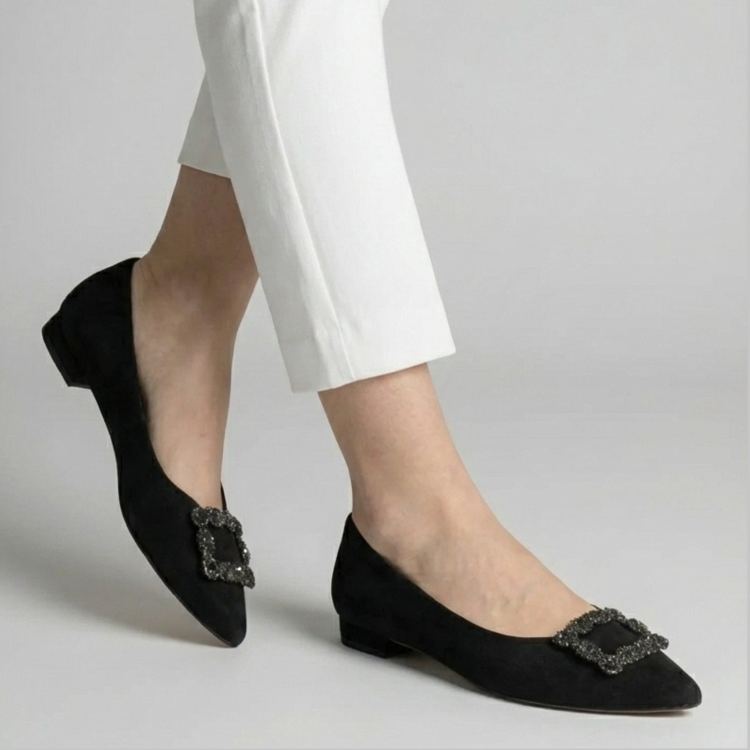Tiara Noir Flat - Black