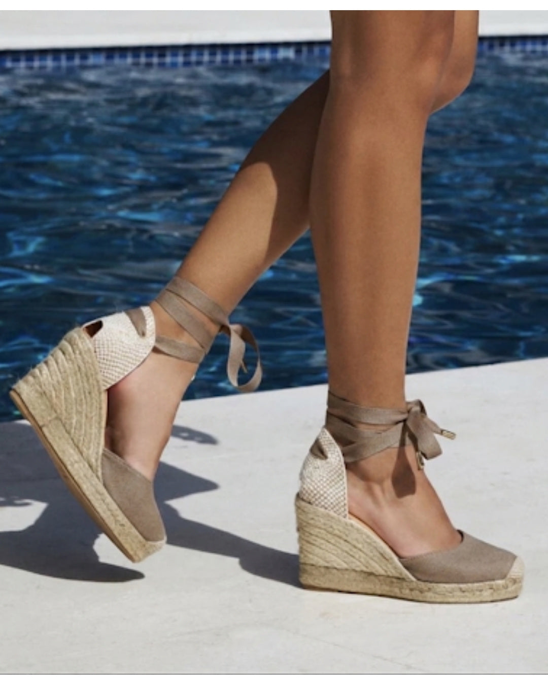 Jimena High Laces Taupe