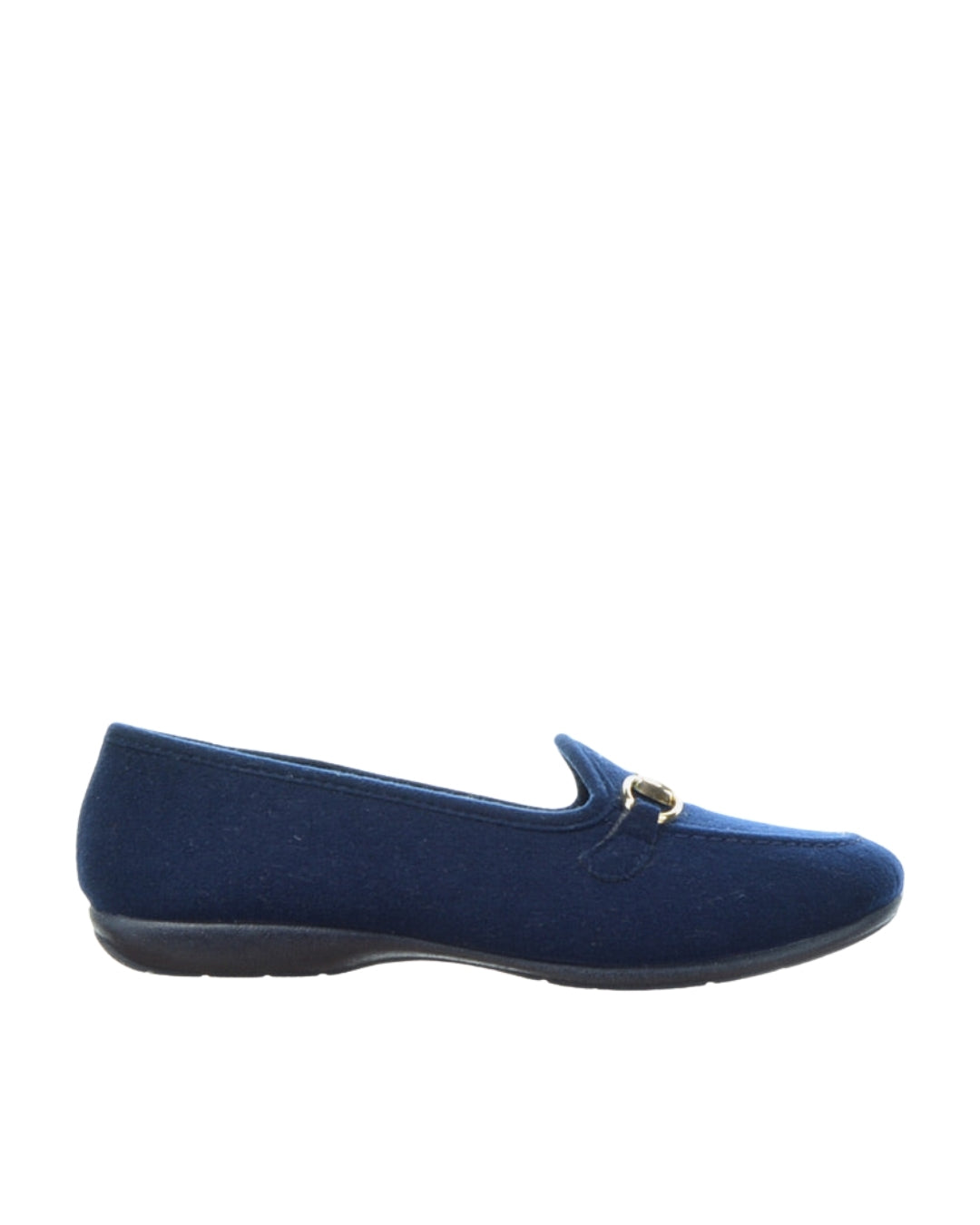 Comfy Suede Navy Slipper