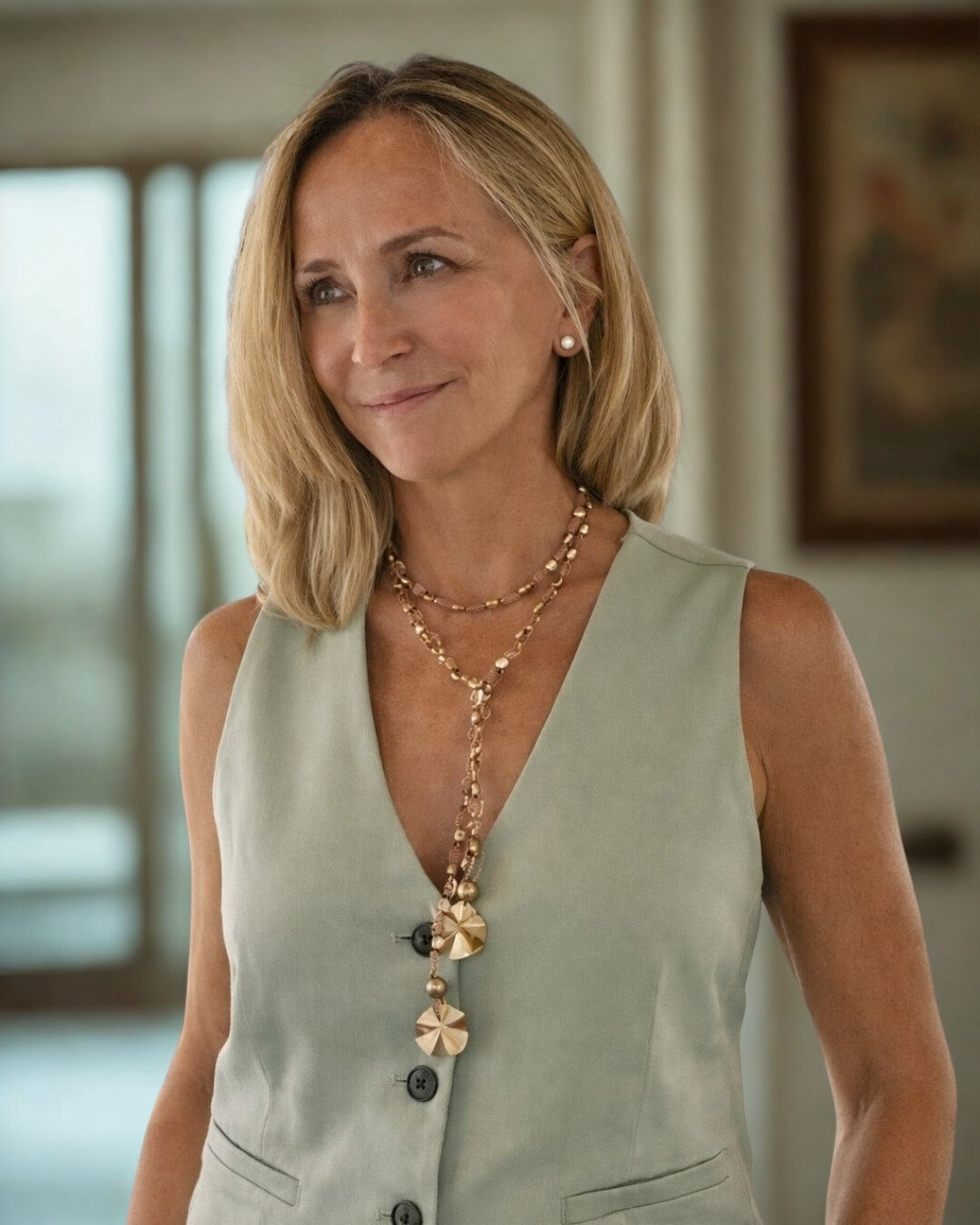 Aurora Pink Long Necklace