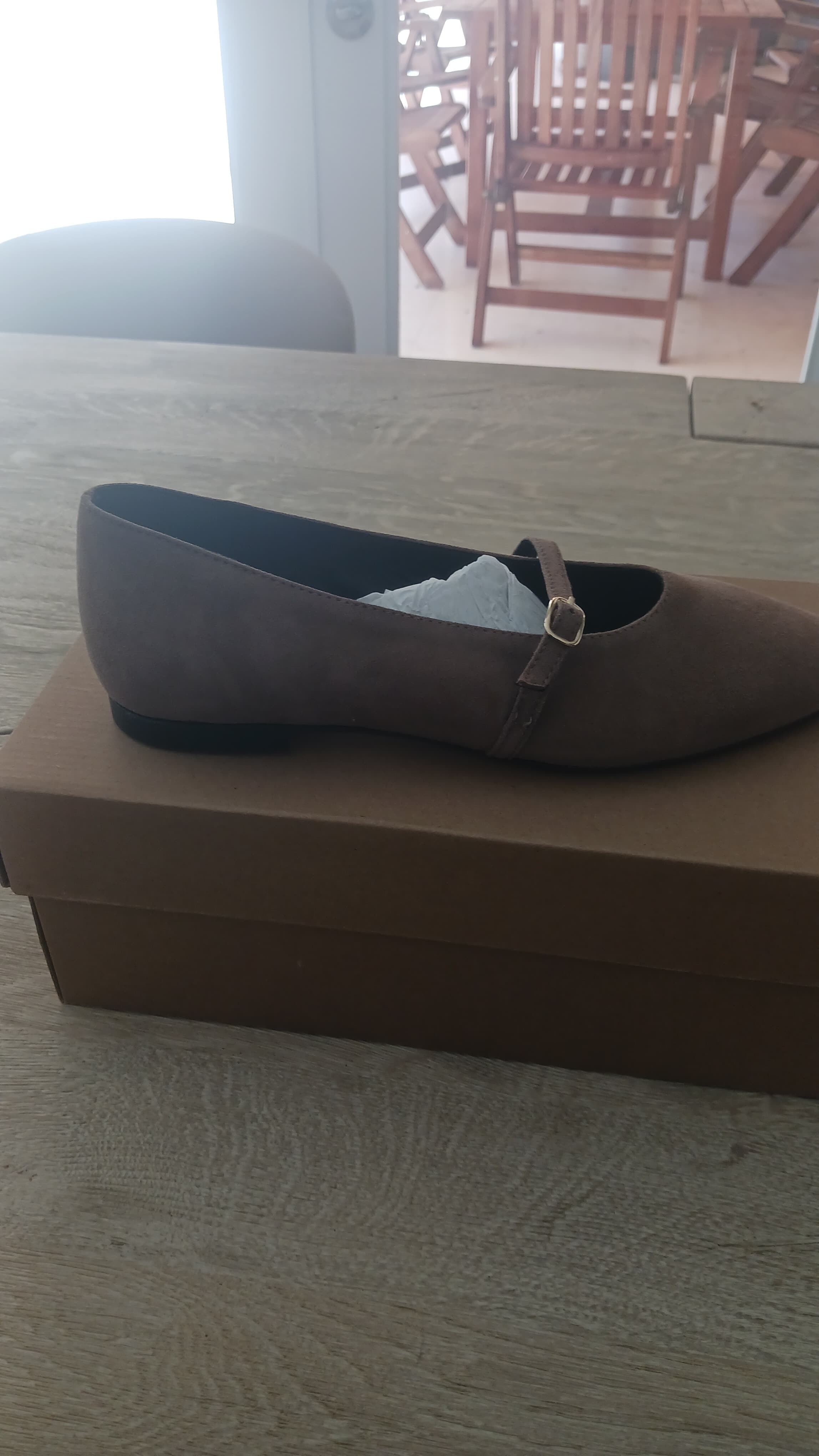 Amelie One Strap Suede