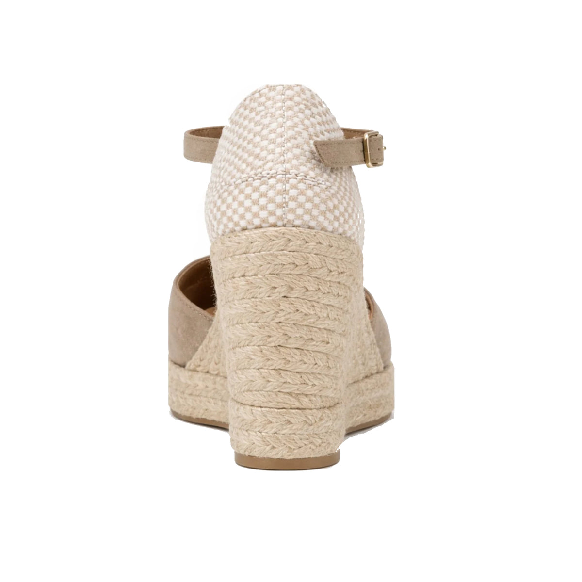 Jimena High Strap Taupe Laced