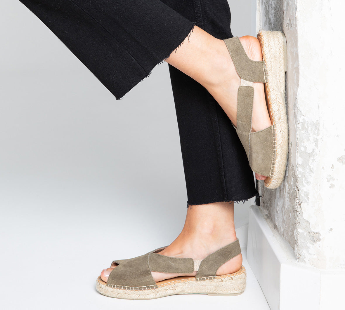 Hamptons Espadrille Military Green