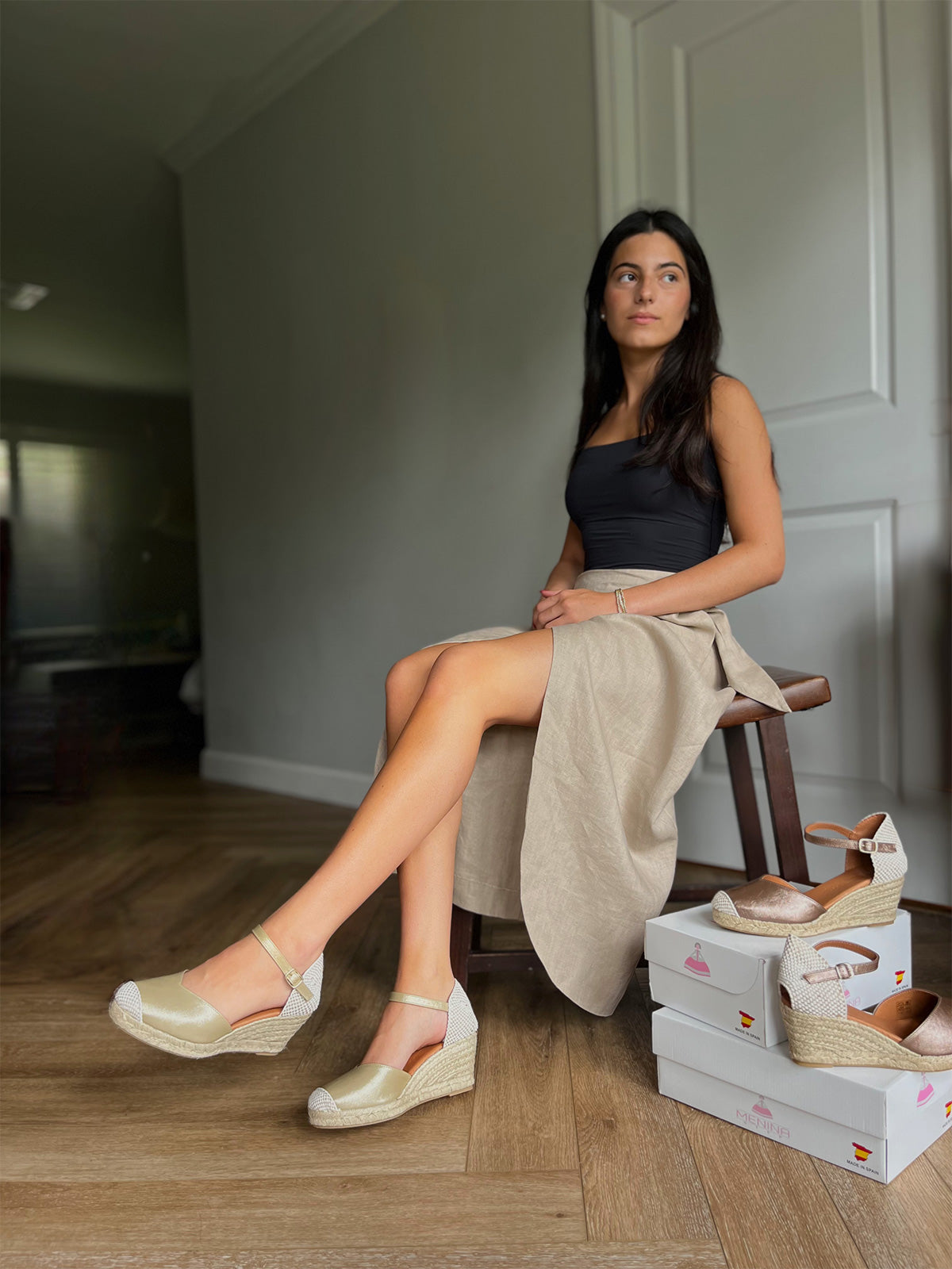 Jimena Gold Medium Strap