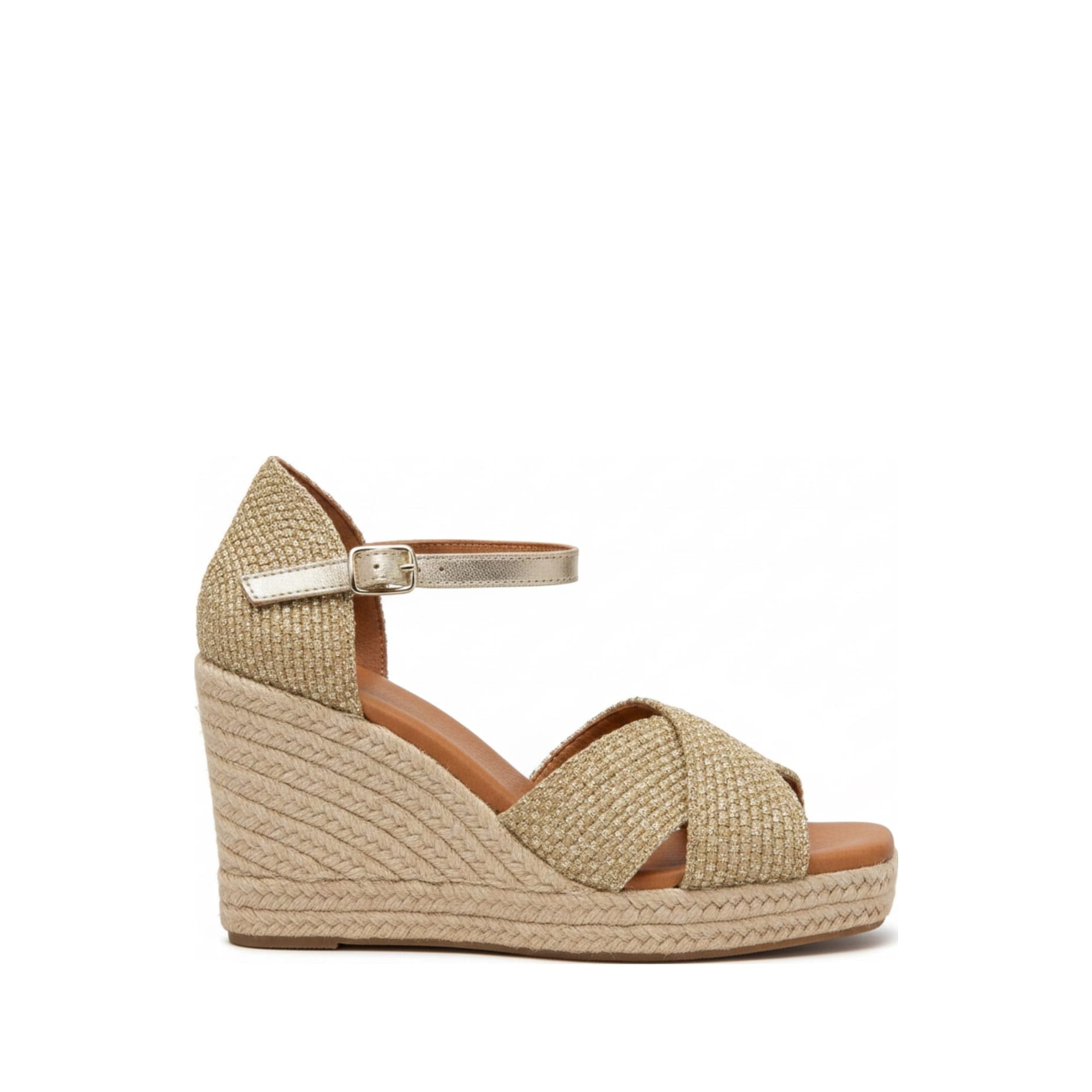 Jimena High Double Band Gold-Woven