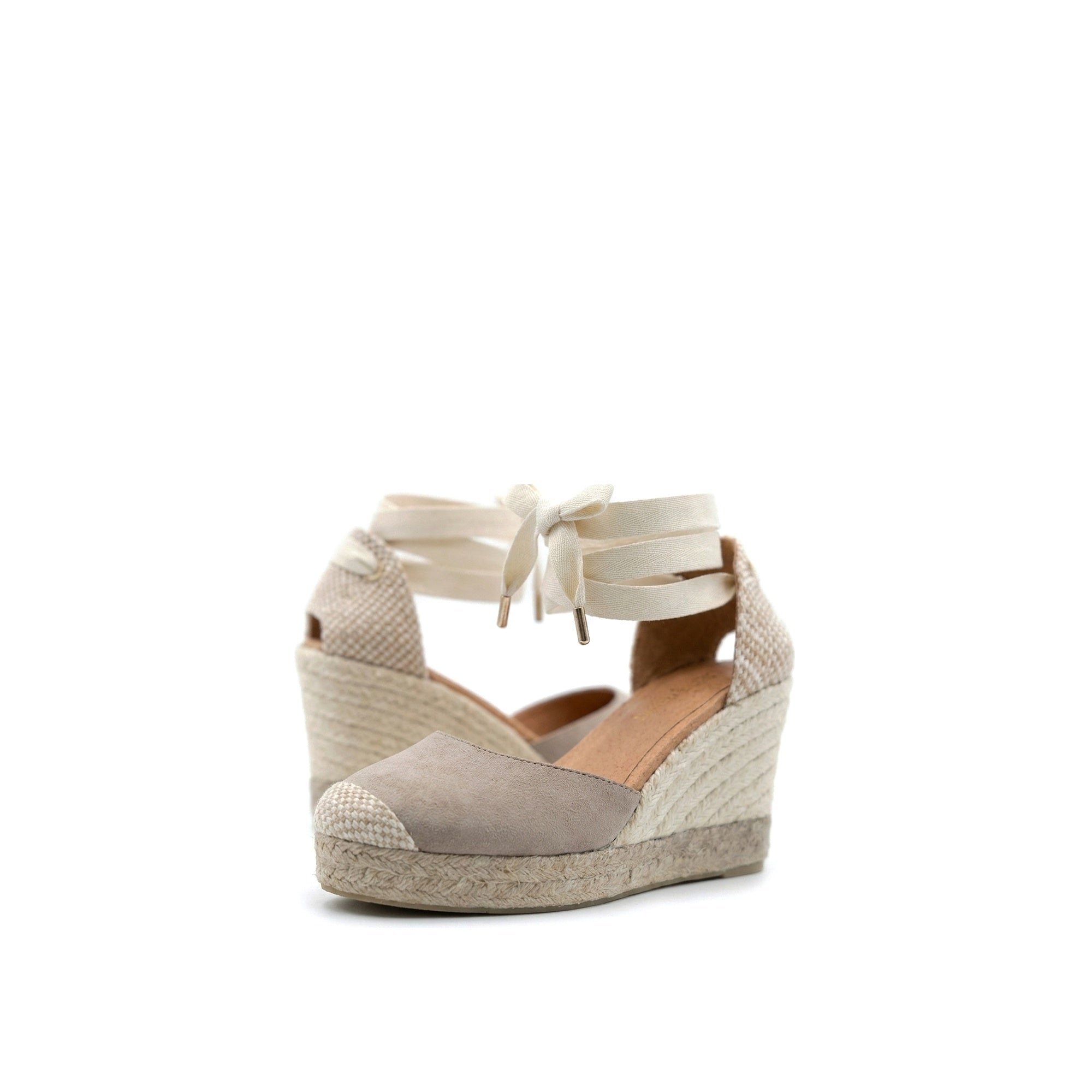 Jimena High Laces Taupe