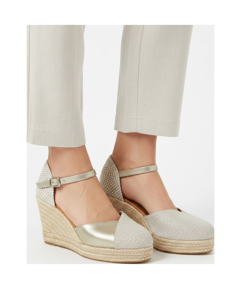 Jimena High Strap Gold-Woven