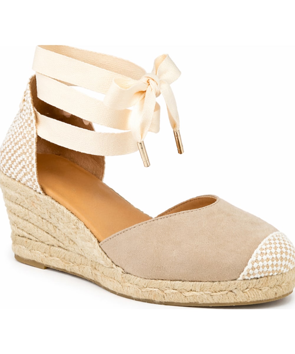 Jimena Mid Laces Taupe